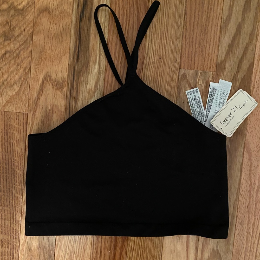 FOREVER 21 black bralette M/L